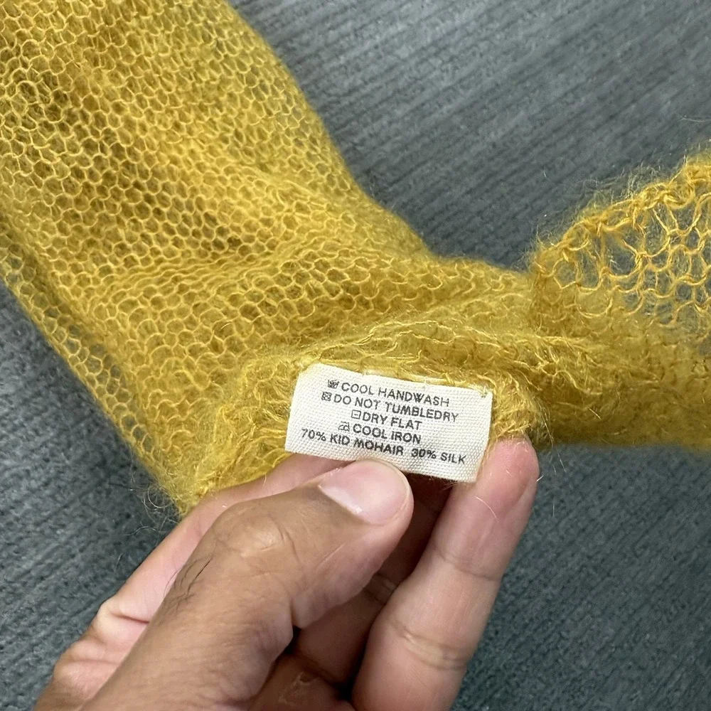 Cowgirl Blues Scarf Marigold Cashmere Silk Oversized Classic Knit South Africa